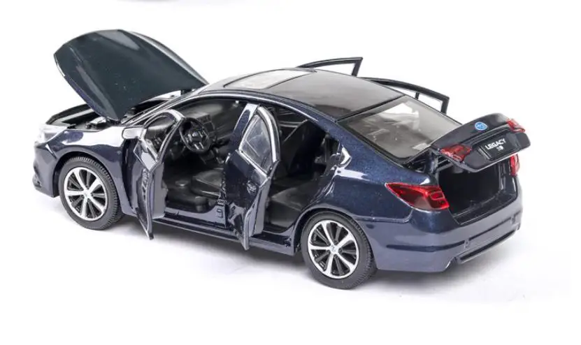 Высокая имитация сплава тяните назад автомобиль игрушка, 1:32 Subaru Legacy модель автомобиля, коллекция украшения
