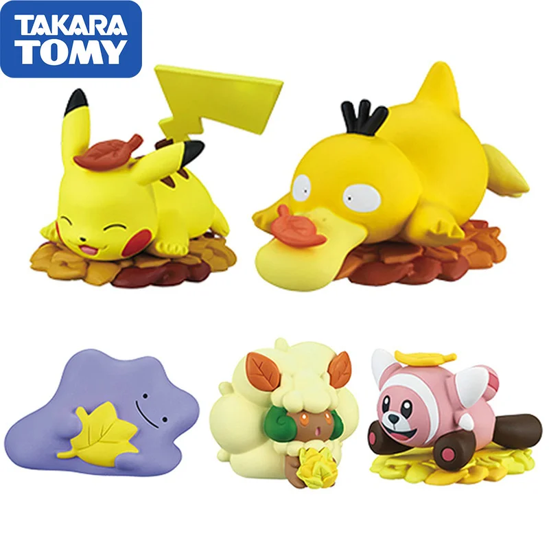 

Pokemon Action Figure Gashapon Capsule twisted egg Model toys Pikachu psyDuck Anime Figures Blind Box Toy Children's Gift