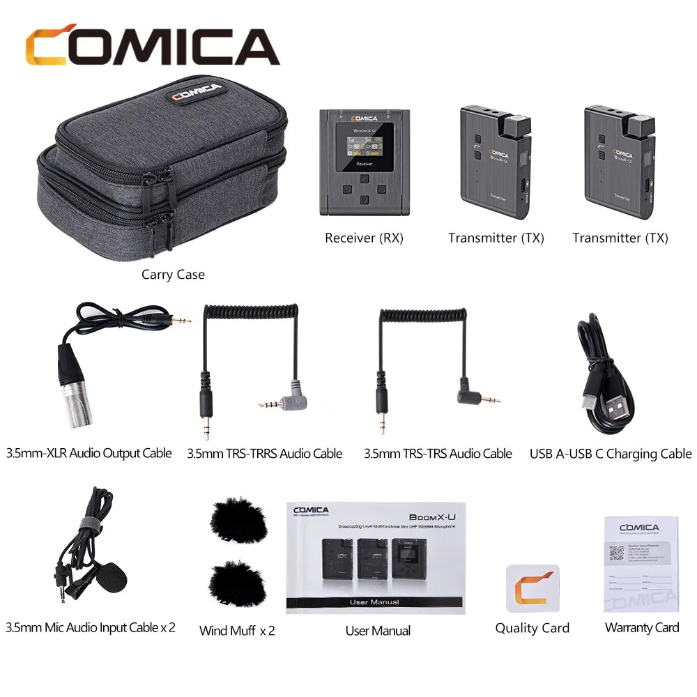 COMICA Boom U Professional Mini UHF Digital