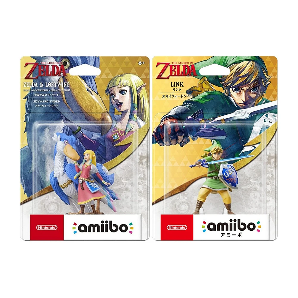 Nintendo Amiibo Figurazelda & Loftwing/linkthe Legend Of Zelda