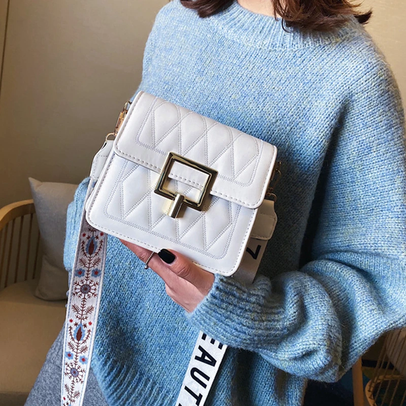 white clear purse