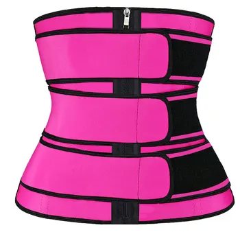

3 Belt Waist Trainer Corset Neoprene Sweat Belt Body Shaper Women Slimming Sheath Reducing Curve Shaper Workout Trimmer