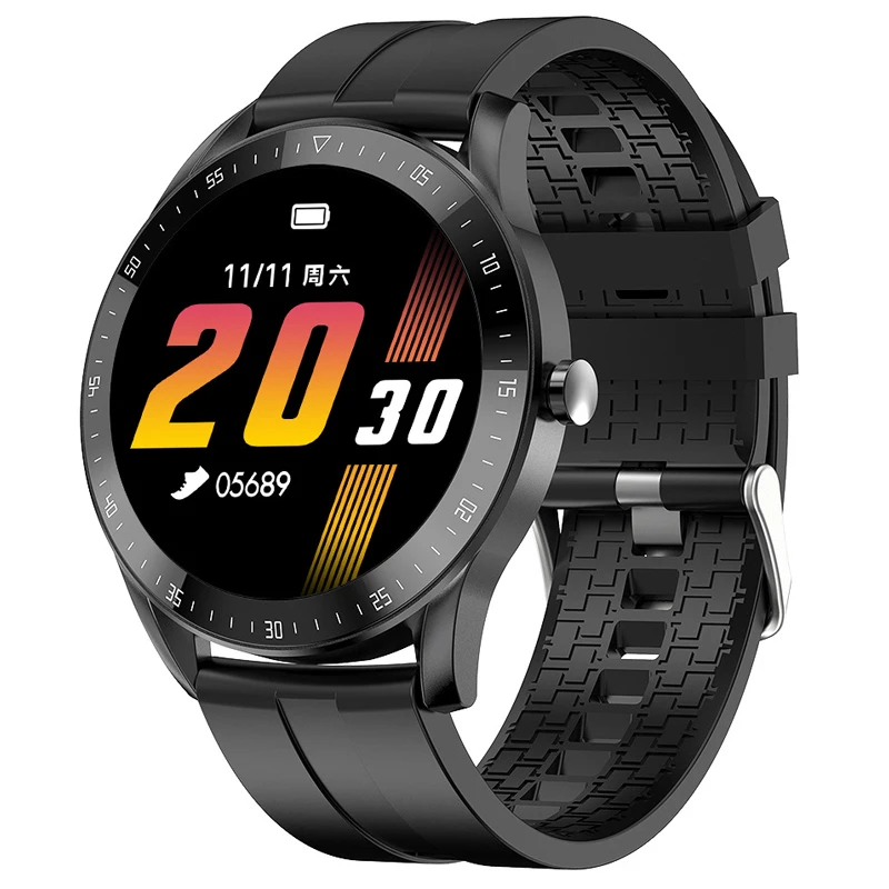 

F15 1.3inch Smart Watch Full-round Touch Screen Heart Rate Blood Pressure Oxygen Monitor Weather bluetooth Smartwatch