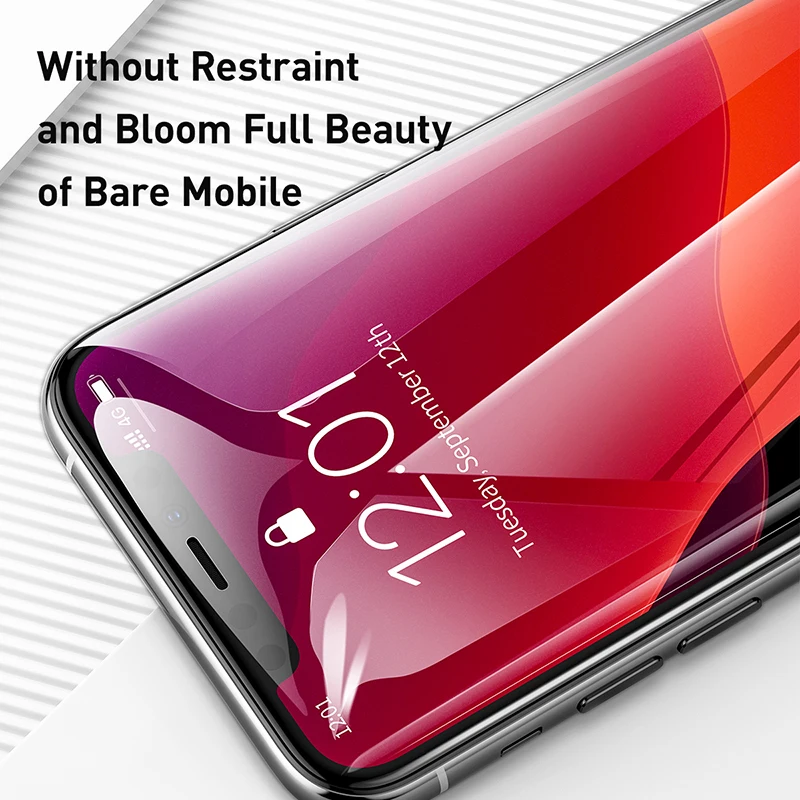 Baseus 2 шт 0,3 мм Защитная пленка для экрана iPhone 11 Pro новейшая защитная пленка из закаленного стекла для iPhone XI Max XIR