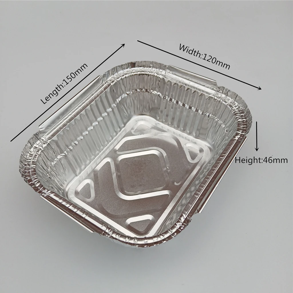 5/10/20xAluminum Foil BBQ Grease Pans Weber Drip Pans Disposable BBQ Grease Pan