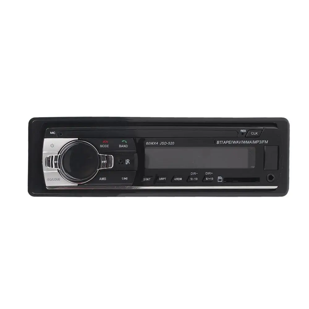 JSD-520 автомобильное радио стерео музыкальный плеер телефон MP3 Пульт дистанционного управления 12 в автомобильное аудио Автомобильное музыкальное устройство