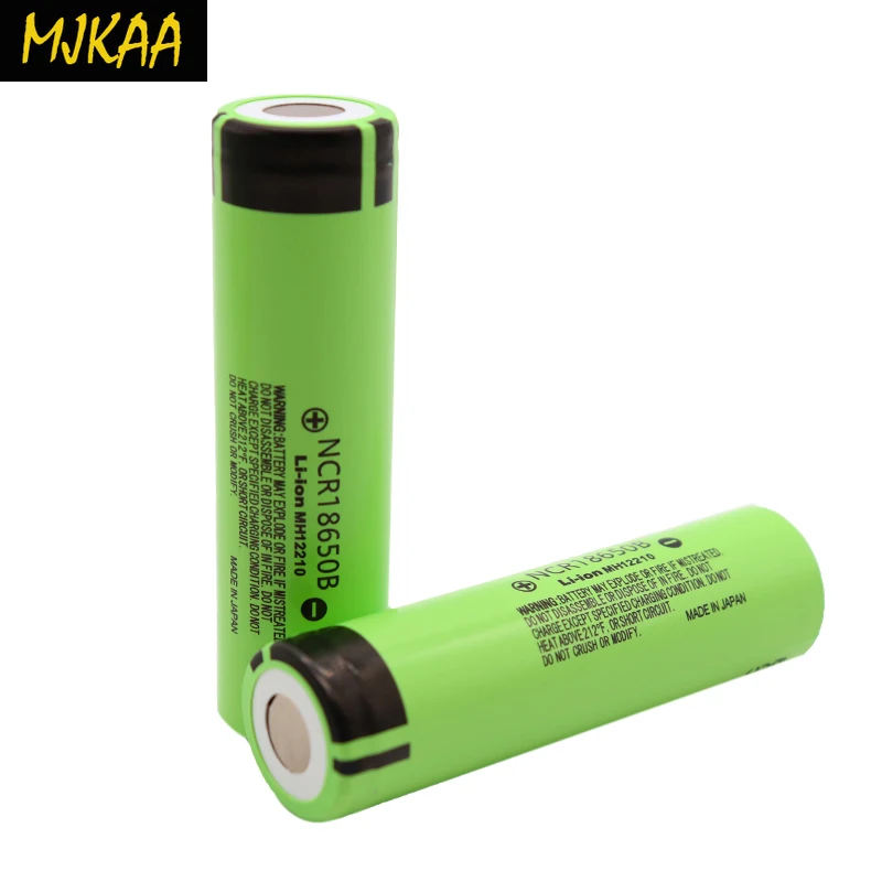 MJKAA 2-6 шт 3,7 V NCR 18650 3400mAh литий-ионная аккумуляторная батарея NCR18650B для фонарика