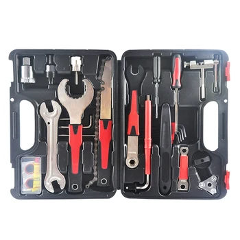 

Bicycle Tools Kit Portable Bike Repair Tool Box Set Hex Key Wrench Remover Crank Puller Cycling Tools