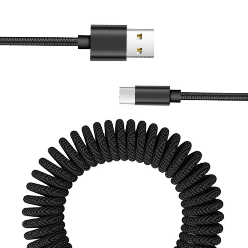 Кабель для передачи данных Micro USB 1 8 м в нейлоновой оплетке кабель быстрой зарядки