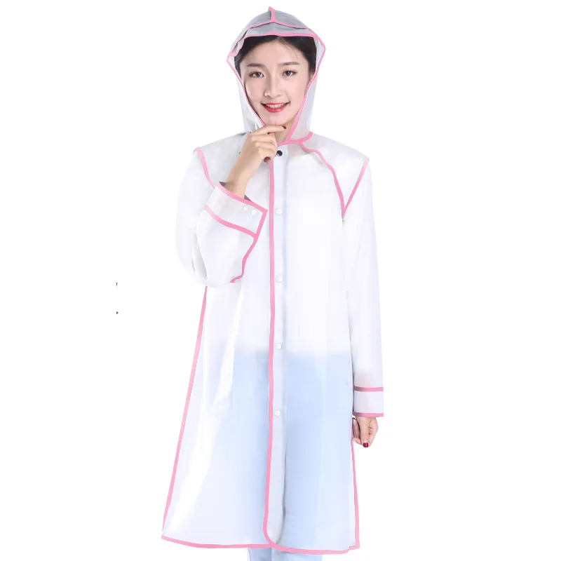 Closeout тусклый Полированный прозрачный длинный плащ Модное пончо Женский взрослый открытый мужской костюм для одиночного человека дождевик