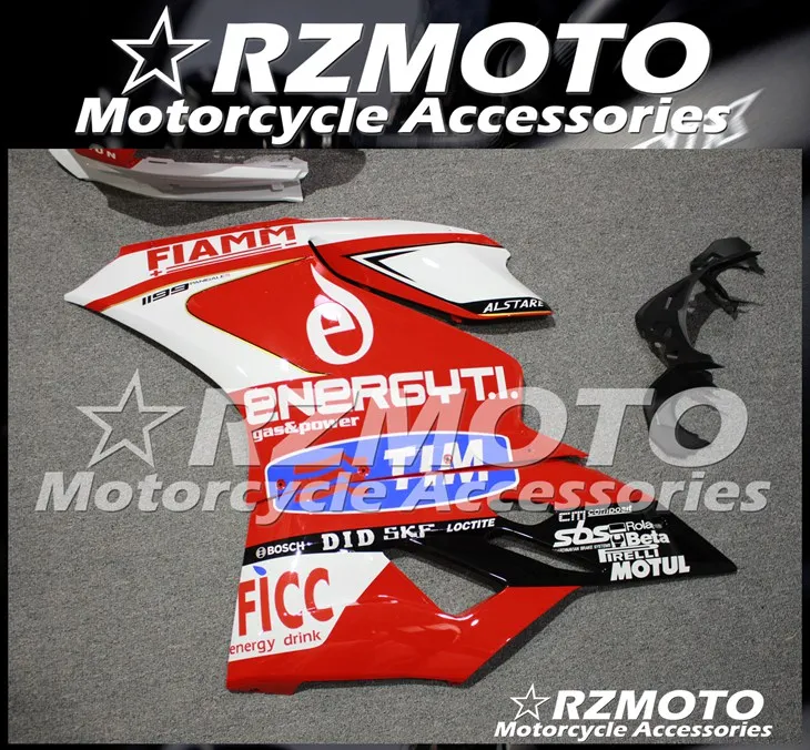 Мотоциклетный обтекатель abs подходит для DUCATI 899 1199 2012- корпусные детали прессформы Магазин № 0464