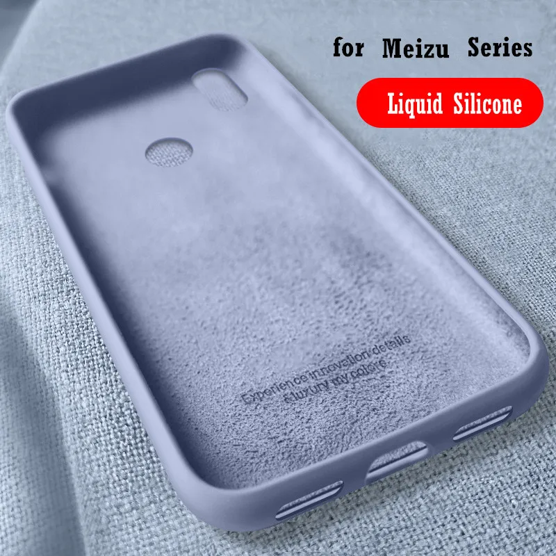 Резиновый защитный чехол для Meizu 16 16X 16th Plus 16S 16XS 16s Pro яркого цвета из жидкого
