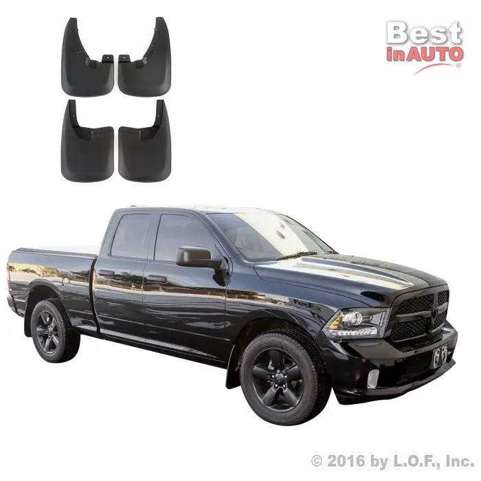 Для Dodge Ram Брызговики 2009- щитки Брызговики литые 4 шт Передние Задние