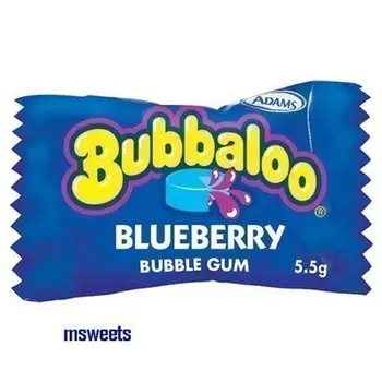 

Bubbaloo Blueberry Bubblegum 60 in a box