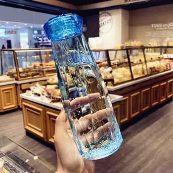 

Hiking Thermal Water Bottle Infuser Cristal Clear Juice Water Bottle Filter Sport Sport Mamadeira Mam Shaking Water JJ60SP