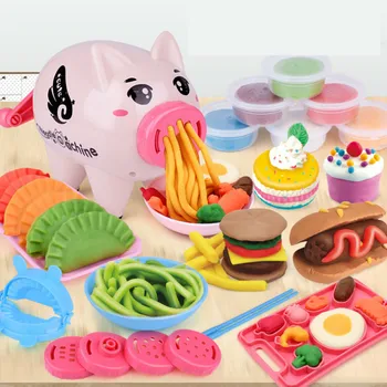 

Simulation Noodle Machine Ice Cream Toys Toy Set Cloud Slime Playdough Children's Home Toy Cooking Simulation Kitchen Set