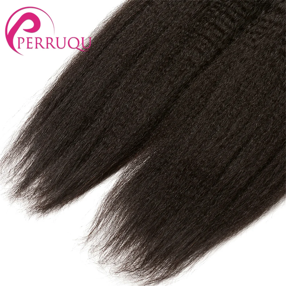 Yaki Kinky Straight Human Hair Bundles For Women 30 32 34 36 40 Inch 1/3/4 Pcs Deals Sale Perruqu Brazilian Remy Hair Extensions