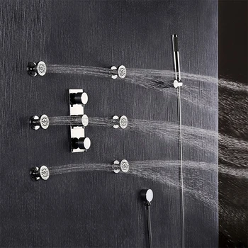 

Shower Side Spray Shower Room Shower Head Bathroom Supplies Round Body Sprays Jet Massage Spa Shower