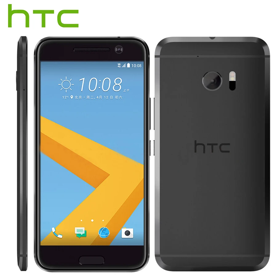Мобильный телефон htc 10 M10 LTE 4G, версия ЕС, 4 Гб ОЗУ, 64 Гб ПЗУ, 12MP, Snapdragon820, 5,2 дюймов, 1080 P, NFC, 3000 мАч, Android, смартфон