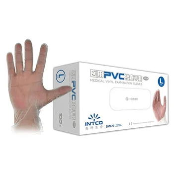 

100Pcs Disposable Powder Free Latex Vinyl Gloves Medical Vinyl Anti-virus Examination Gloves Universal Cleaning Work Gloves