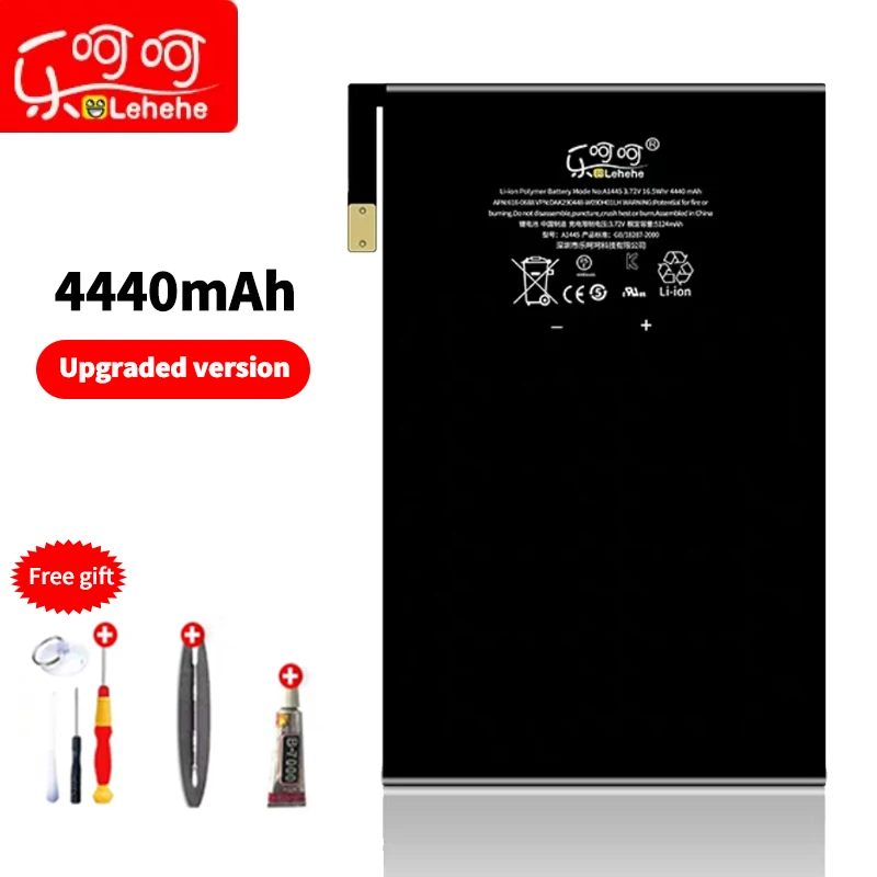 

LEHEHE tablet battery for Ipad mini 1 A1432 A1454 A1455 High Capacity 4440mAh replacement battery with Free dismantling tools