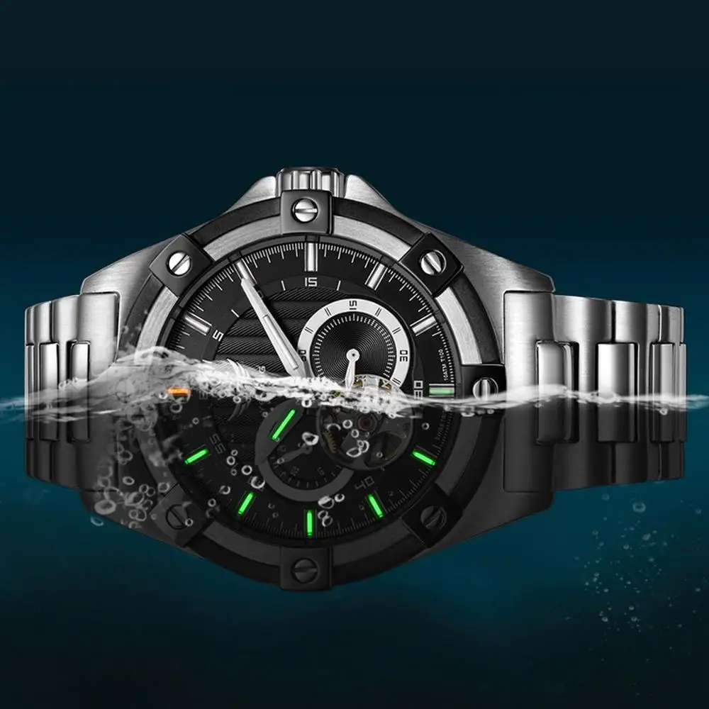 Мужские часы tritium мужские автоматические наручные YELANG T100 светящиеся