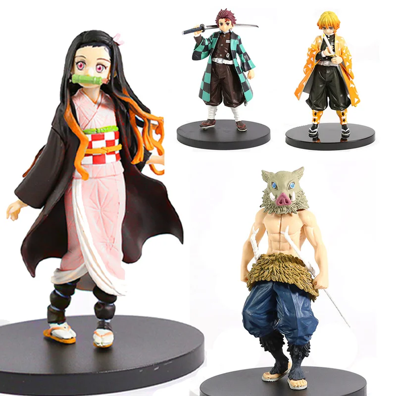 Фигурка из аниме рассекающий демонов экшн фигурка Kimetsu No Yaiba Kamado Tanjirou Nezuko ПВХ