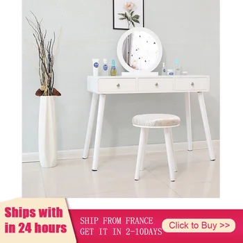 

Dressing Table Modern Minimalist Bedroom Storage Cabinet One Nordic Makeup Table Net Red Makeup Home Mini Cosmetic Table HWC