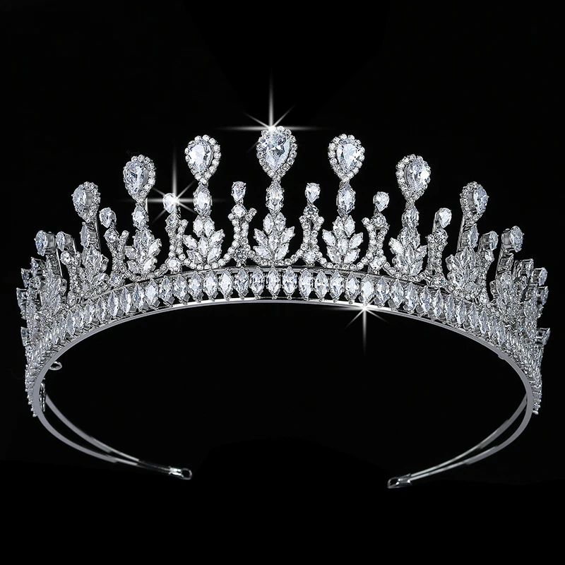 Корона хадияна винтажные Элегантные Изящные женские свадебные аксессуары для