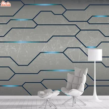 3d обои s для гостиной обои s домашний декор настенные рулоны стены абстрактная серая линия спальня фон