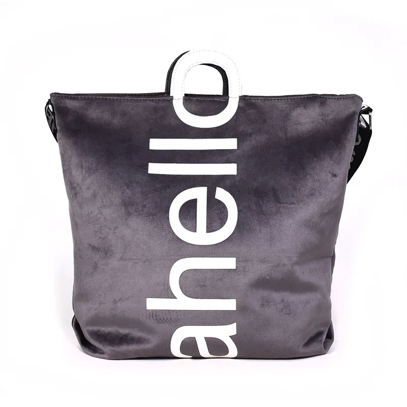 Qiaoduo сумка женская тоут известный бренд Роскошные Сумки Дизайнерская основная Женская сумка через плечо Большая вместительная сумка на плечо - Цвет: gray shoulder bag