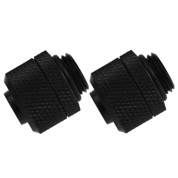 

2Pcs Water Cooling Fittings G1/4 External Thread Pagoda For 9.5X12.7Mm Soft Tube Computer Cooling System Connector Black