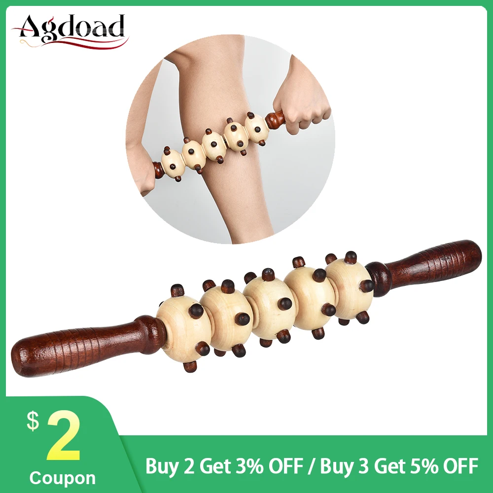 Body Massage Stick Acupoint Massage Acupuncture Point Neck Shoulder Back Leg Massager Wooden Massage Roller Massage Stick Aliexpress