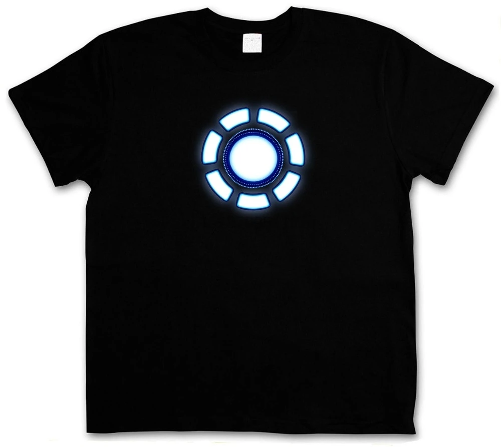 T-Shirt Arc Reactor Ii - Iron Tony Stark Man Industries Shirt New 2019 Fashion Brand MenS Tops Street Wear | Мужская одежда