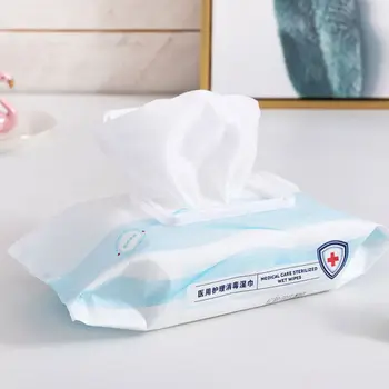 

80pcs/bag Personal Disinfection Portable 75% Alcohol Swabs Pads Wipes Antiseptic Cleanser Cleaning Sterilization Health Home