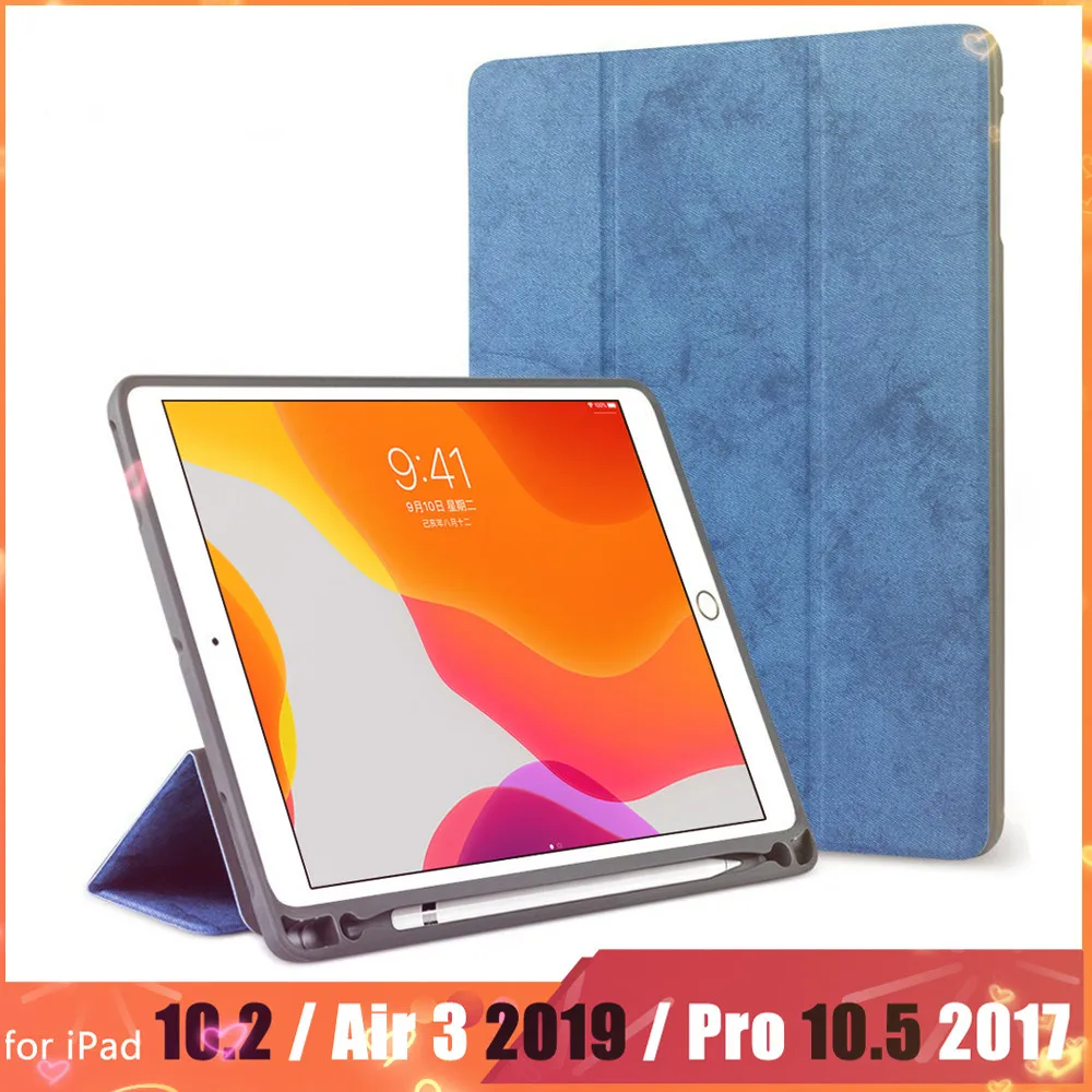 Для ipad Pro 10,5 чехол с карандашом для ipad Air 3 чехол Funda, для ipad 10,2 чехол Pro 10,5 для ipad чехол