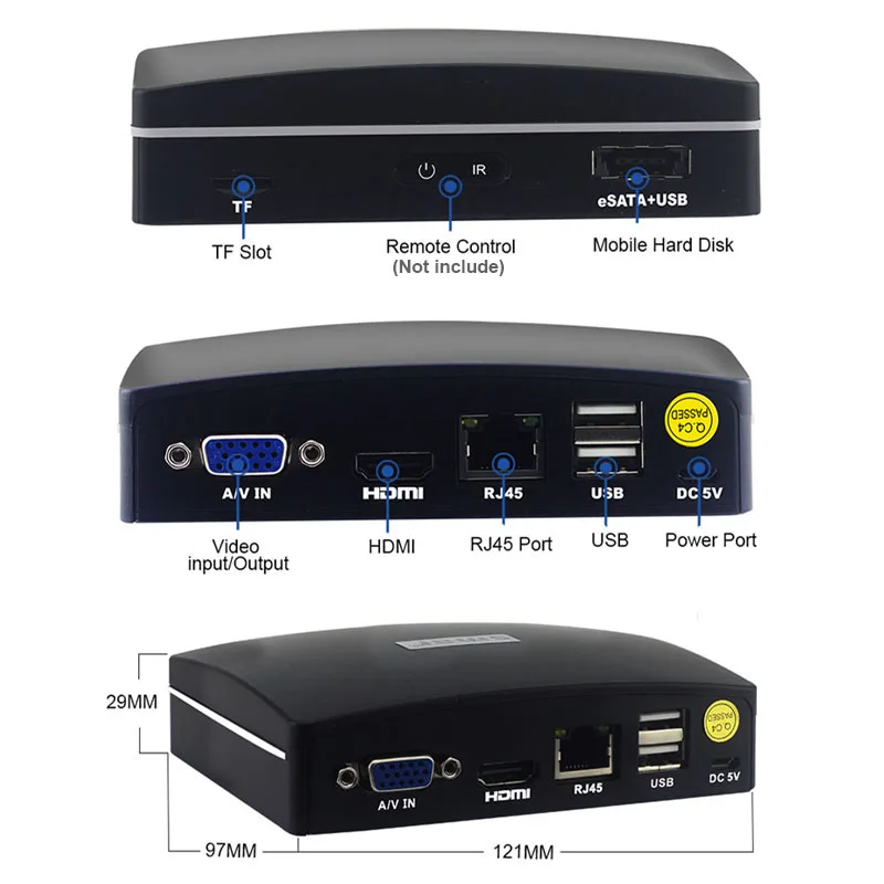 Видеорегистратор 1080P гибридный супер мини видеорегистратор 4 канала CCTV AHD DVR NVR в 1