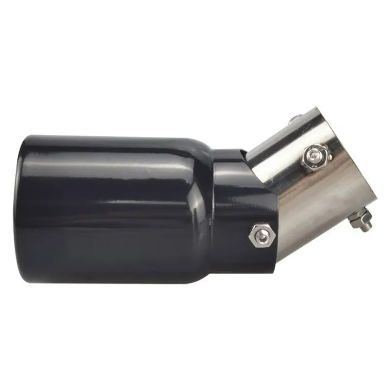 Exhaust Muffler Tip, Exhaust Pipe Muffler, Exhaust Trim Pipe 38-54mm inlet adjustable Angle adjustable stainless steel automobile exhaust tip muffler tail throat
