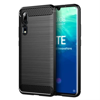 

Shockproof Carbon Fiber Case For ZTE 10 Pro Case Silicon Anti-Knock Cover For ZTE Axon 10 Pro 5G A2020 6.47'' Cover Fundas Coque