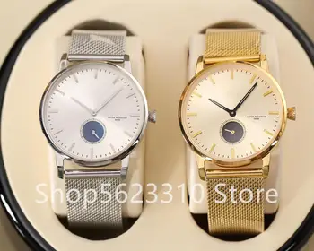 

Fashion multi-function Magnet buckle Watches Full Steel Quartz Wristwatch chronograph clock Business men Mother of pearl Watch