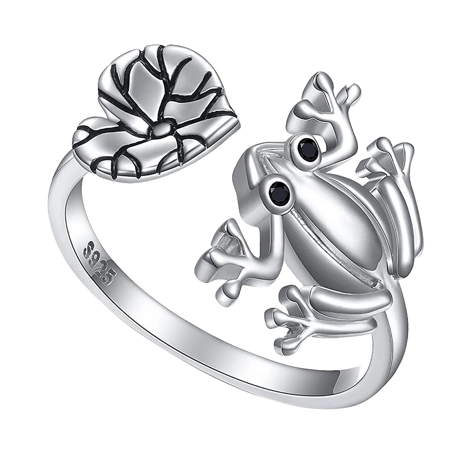 2021 Sterling Silver Heart Necklace Ring Bracelet Earrings Jewelry Set for Women Fashion Frog Accessories | Украшения и