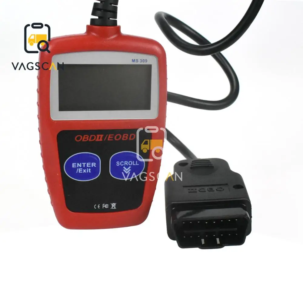 MaxiScan MS309 OBD2 сканер, считыватель кодов, автомобильный MS 309, автоматический диагностический инструмент, автомобильный диагностический считыватель кода двигателя, лучше, чем ELM327 OBD