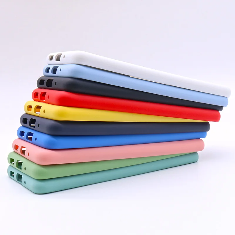 Шелковый силиконовый чехол для Samsung Galaxy S20Ultra S20plus S11e мягкая на ощупь защитная