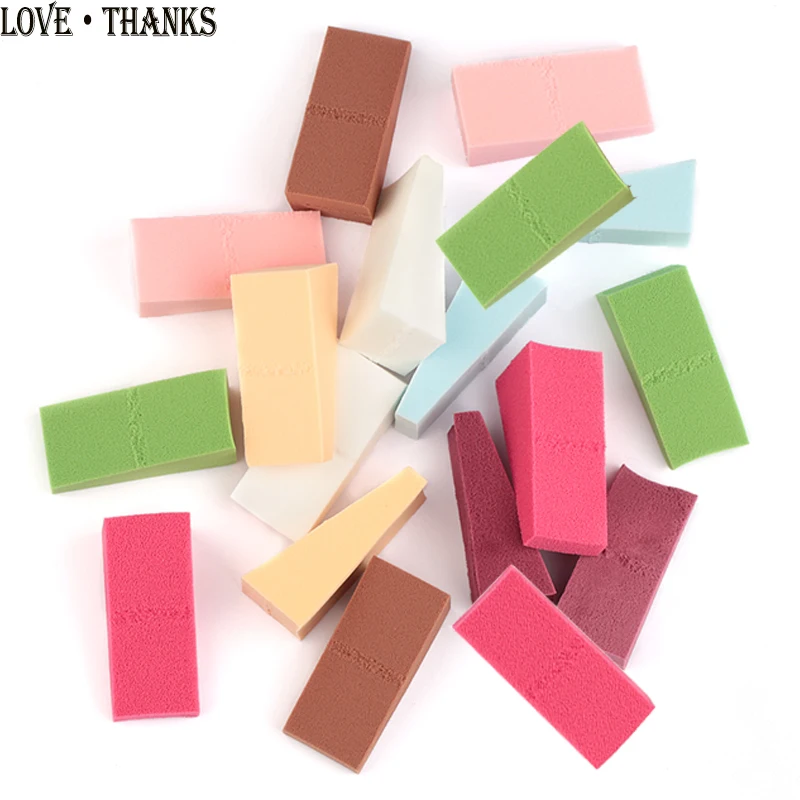 

24pcs Disposable Makeup Sponge Comsetics Puff super soft Smooth Make Up Sponge Wet And Dry Facial Powder Puff Beauty Tool