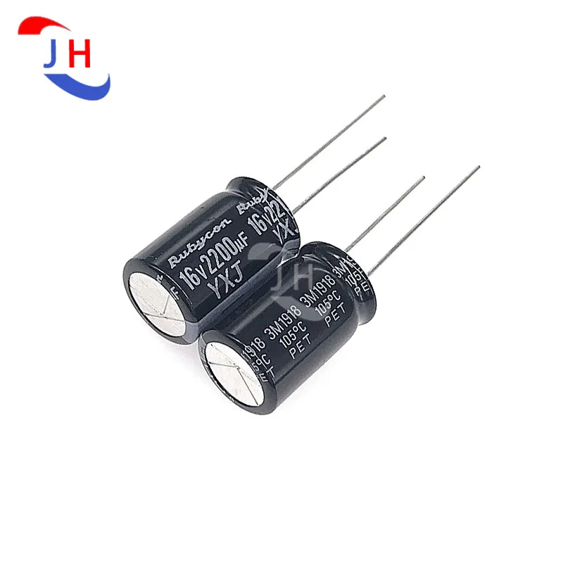 

10PCS Electrolytic Capacitor 16v2200uf 12.5*20 YXJ high Frequency 5mm Pitch 16V 2200UF