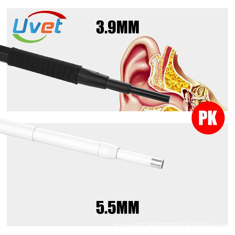 Uvet ухочистка эндоскоп 3 в 1 HD визуальная домашнего типа зеркальная мини камера