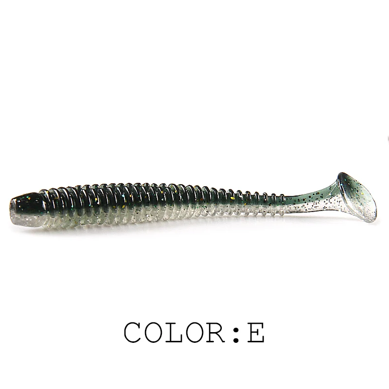 Supercontinent Impact Ring Shad Fishing Lures Set - Soft Artificial Baits (Multiple Quantities Available)