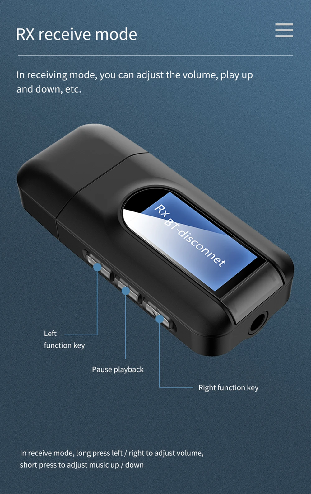Émetteur Bluetooth 5.0, Récepteur Bluetooth Adaptateur Bluetooth Avec
