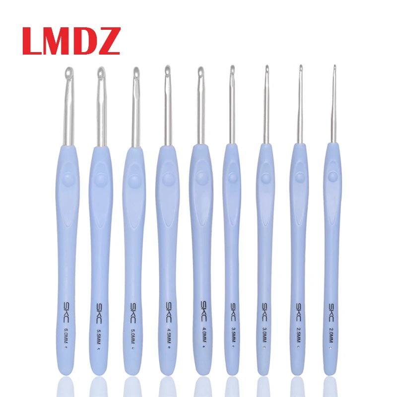 LMDZ 10 Pcs Small Size Crochet Hook Set Ergonomic Soft Handle Crochet  Arthritic Hands Lace Craft Crochet Hook for Beginner - AliExpress