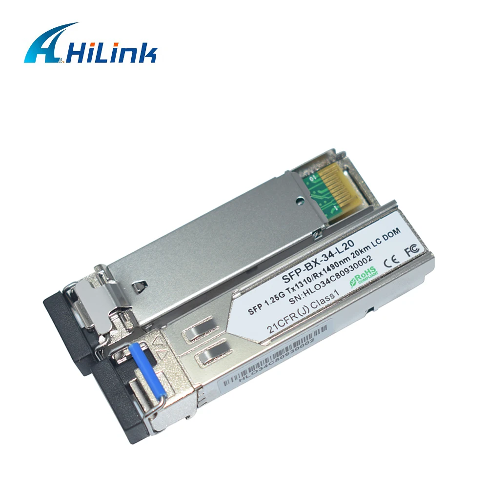 Hili 1,25G SFP BD Tx1310nm Rx1490nm 20 км Оптический приемопередатчик sfp модуль для huawei в Германии